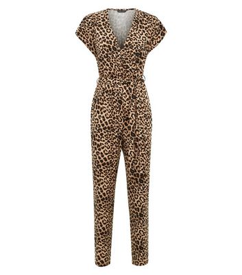 leopard jumpsuit new look