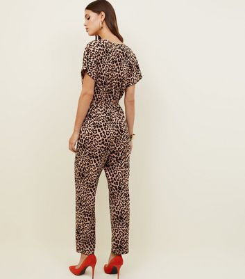 leopard skin jumpsuit