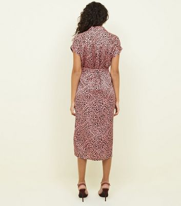 new look maternity leopard print dress