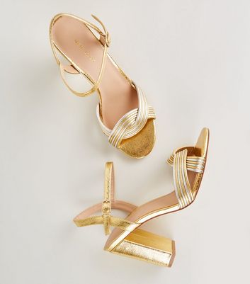 Buy Rose Gold Heeled Sandals for Women by VIVIANA Online | Ajio.com