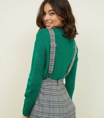 new look checked jumpsuit