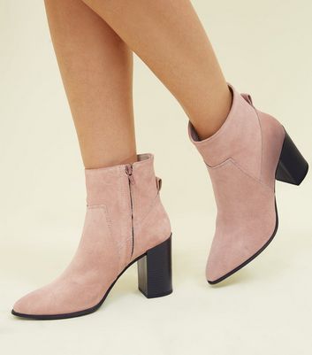 pink boot heels