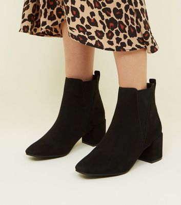 square toe ankle boots womens