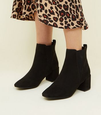 new look square toe boots