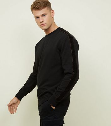 black velour sweater