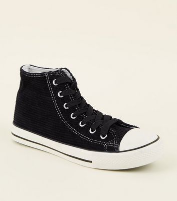 new look high top trainers