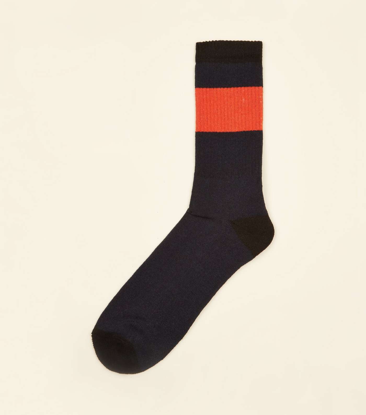 Orange Stripe Sports Inspired Socks