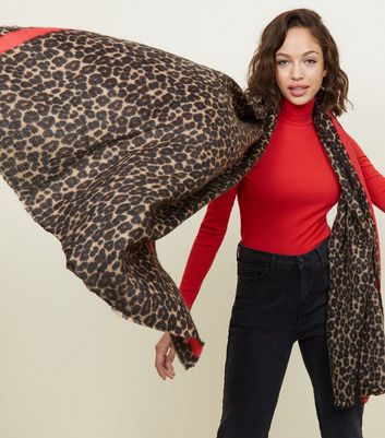 Animal print scarf new look store