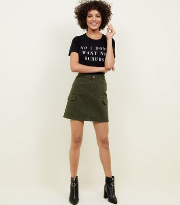 new look tall denim skirt