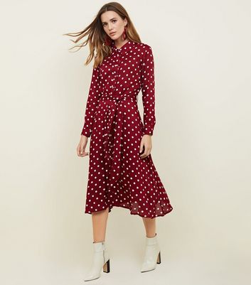 shirt waist midi dress