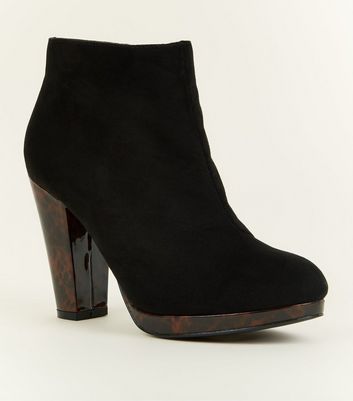 new look tortoiseshell heels