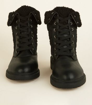 Stiefel Mit Wide Später Entfernen Artikeln Von schwarzeGesteppte Fit � Schnürung Für Speichern Gespeicherten 8nvm0wOyNP