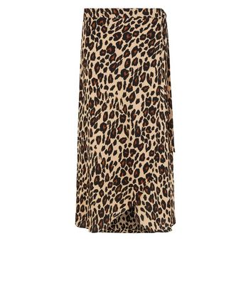 Leopard wrap skirt 50 best sale