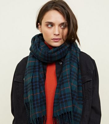 tartan scarf green