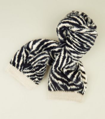 zebra print scarf