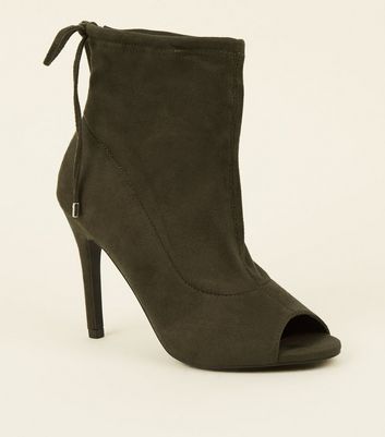 New look hotsell peep toe boots