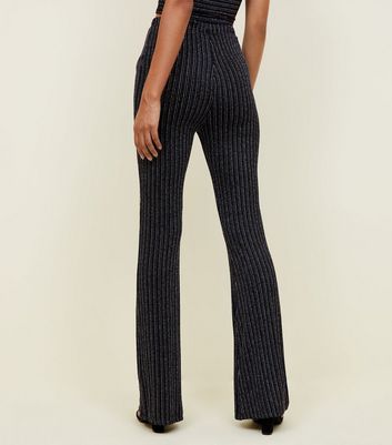 glitter stripe trousers