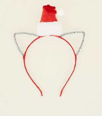 santa hat cat ears