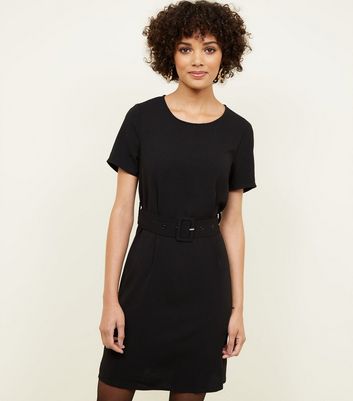 new look black tunic dress