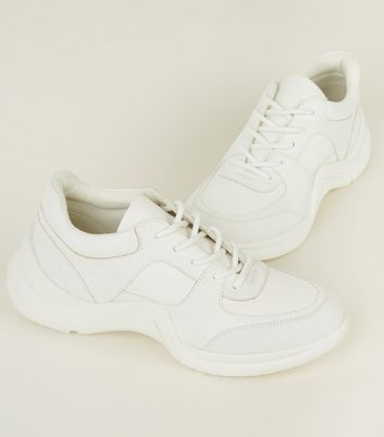 White thick soled on sale trainers