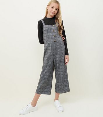 girls grey jumpsuit