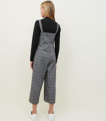 new look checked jumpsuit