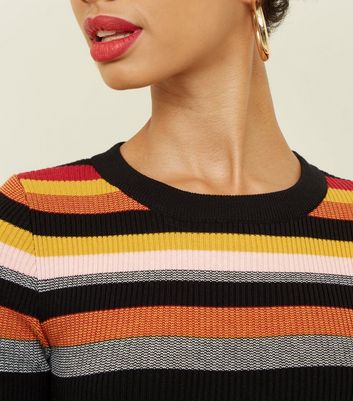 New look rainbow jumper hotsell