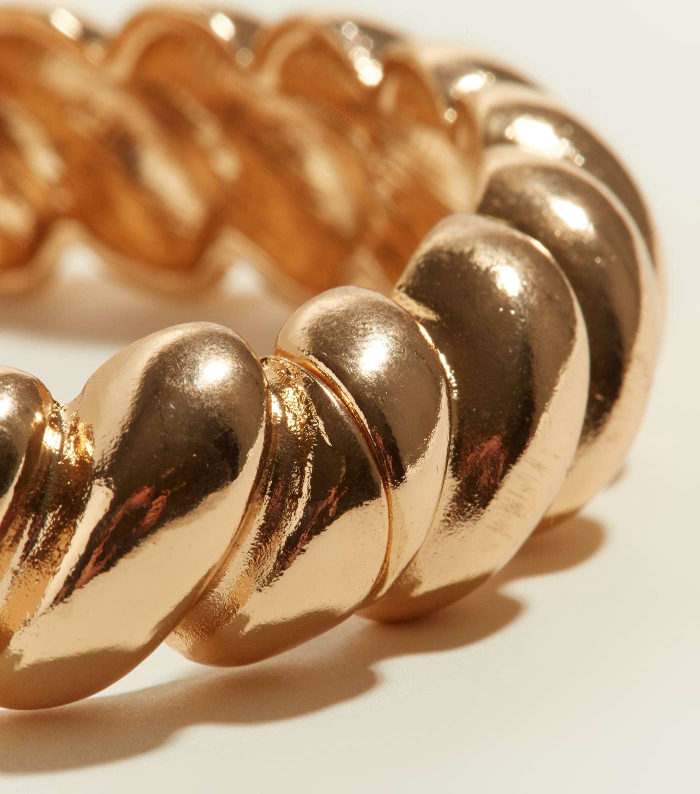 Gold Twist Cuff Bracelet Image 2