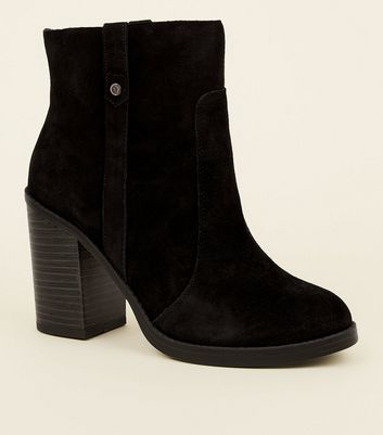 bottines talon bloc