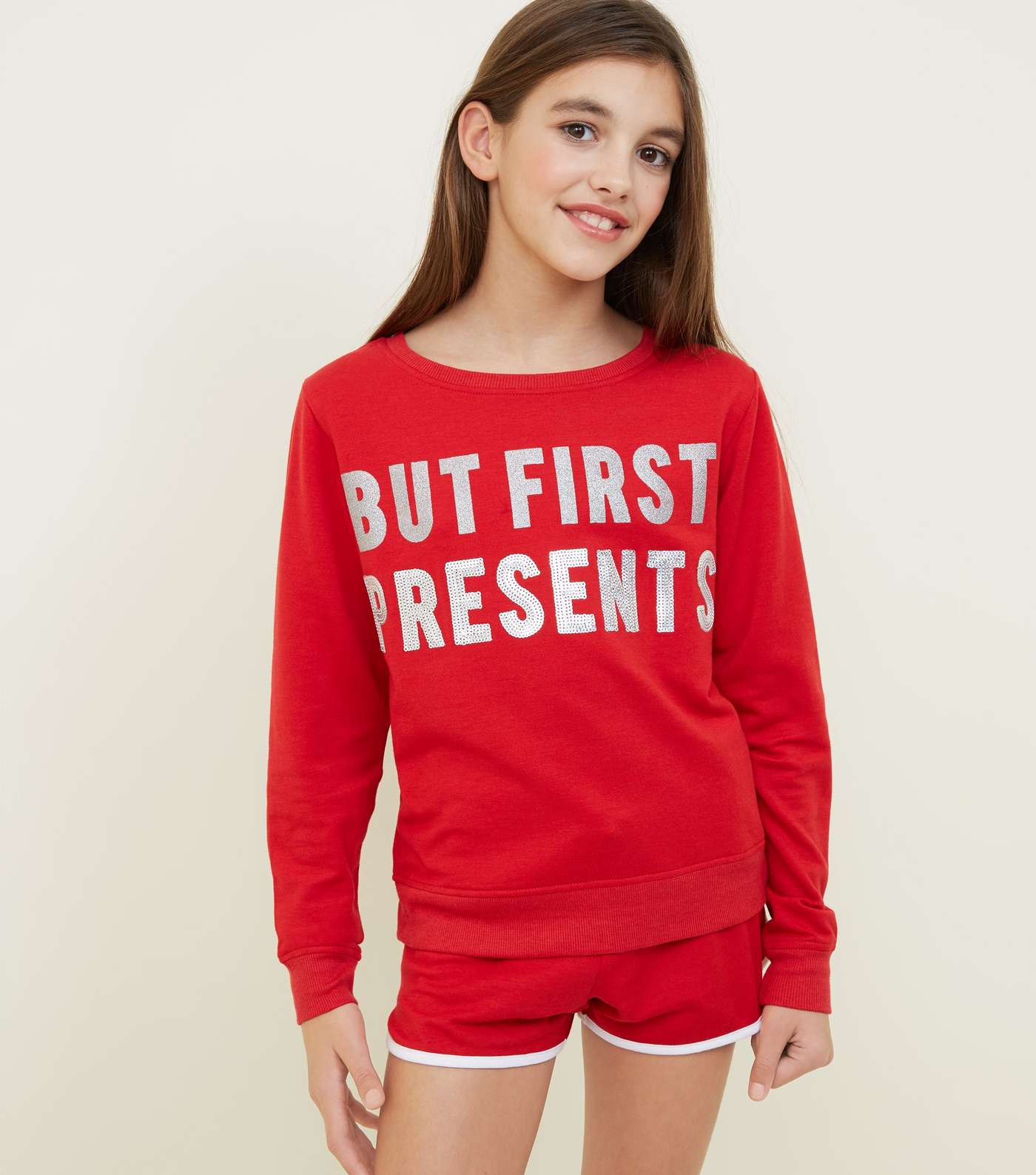 Girls Red But Presents First Pyjama Set