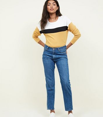 yellow colour jeans top