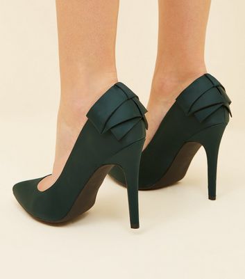 dark green wide fit shoes