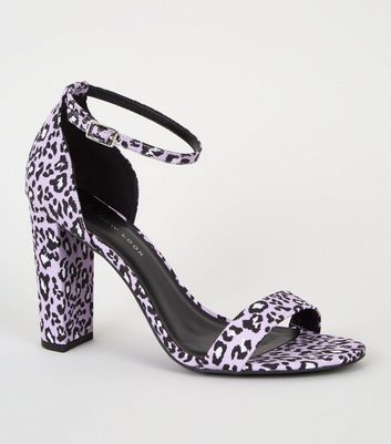 leopard print heels new look