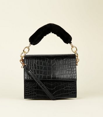 new look croc bag