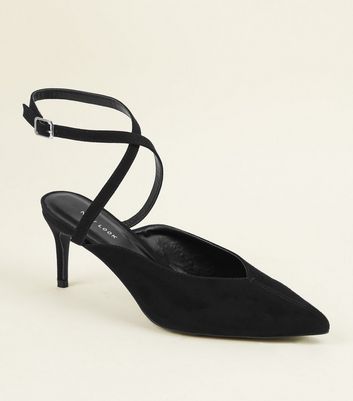 Wishlist Brides À Chaussures Supprimer Suédine En Ajouter Et Croisées La De Petits Talons Noire RjcLq4A35