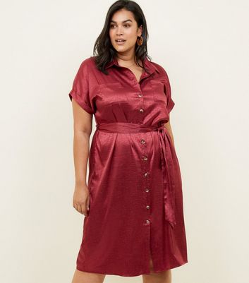 Plus Size Green Twist Tulip Hem Dress