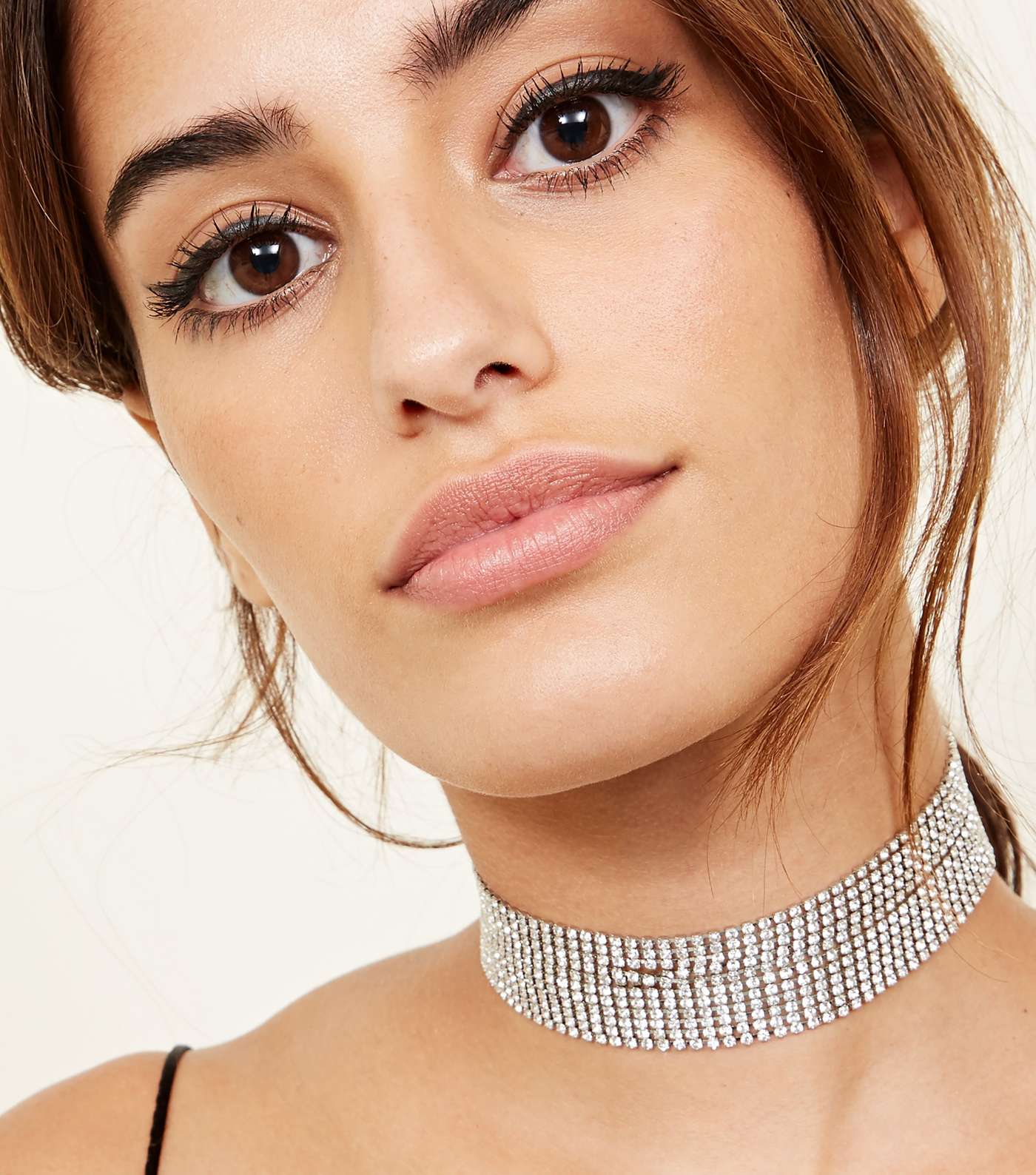 RE:BORN Silver Cup Chain Choker Necklace Image 2