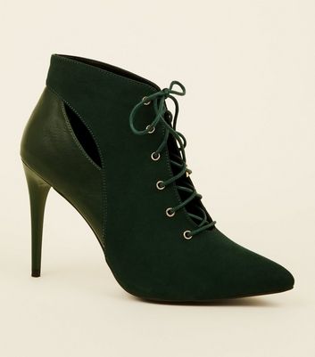 bottines femme vert bouteille