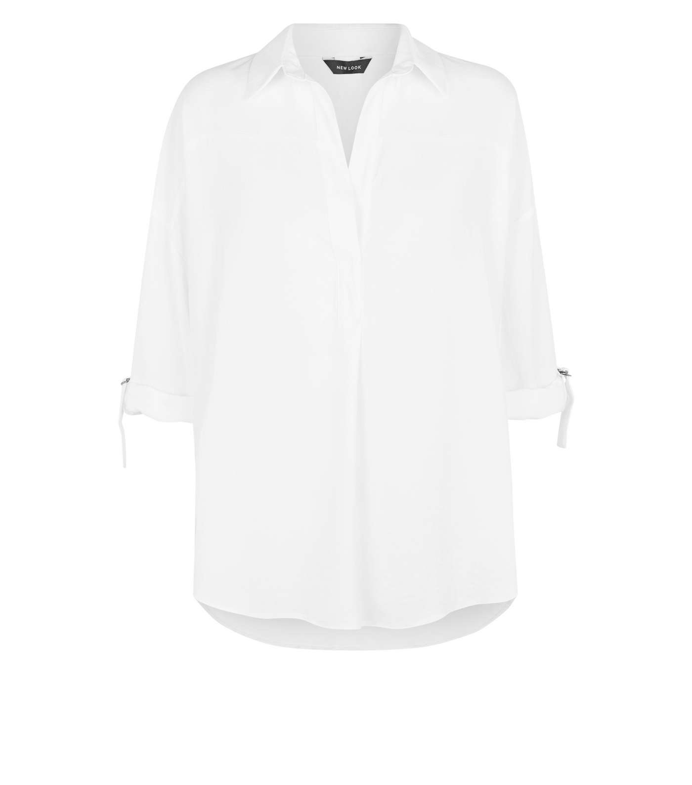 Off White D-Ring Sleeve Overhead Shirt Image 4