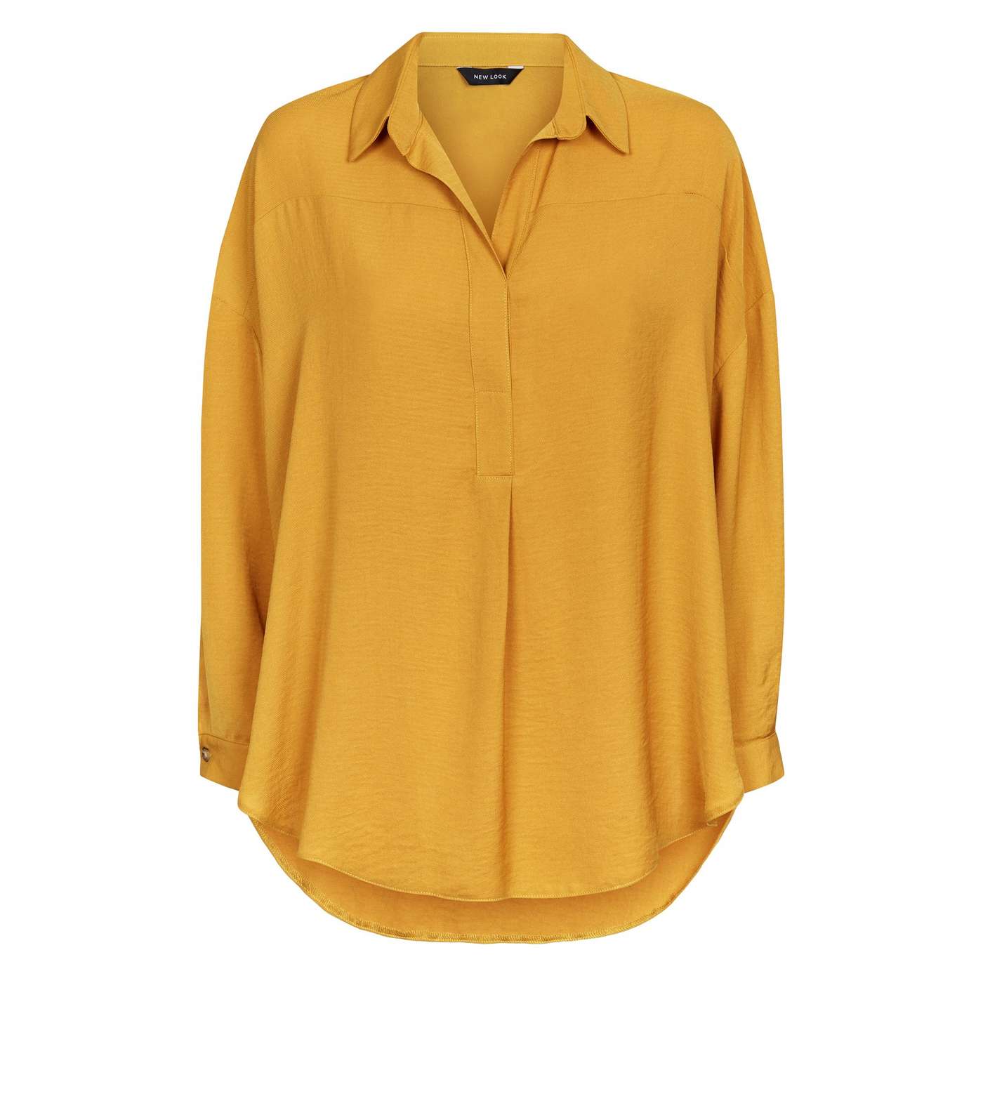 Mustard Yellow D-Ring Sleeve Overhead Shirt Image 4