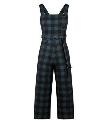 green check jumpsuit