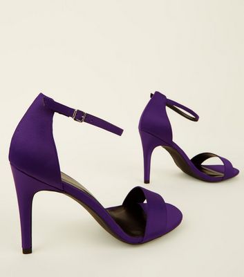 purple shoes new look