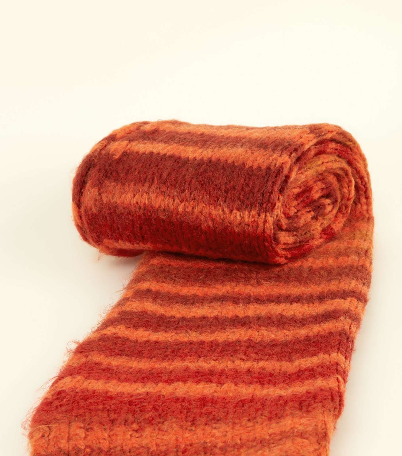Orange Knit Extra Long Knit  Image 4