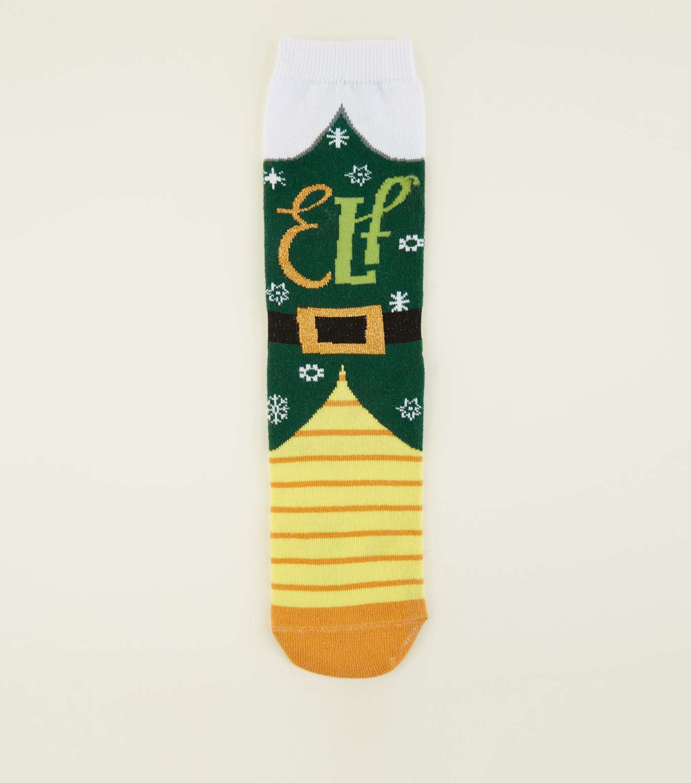 Green Elf Christmas Socks