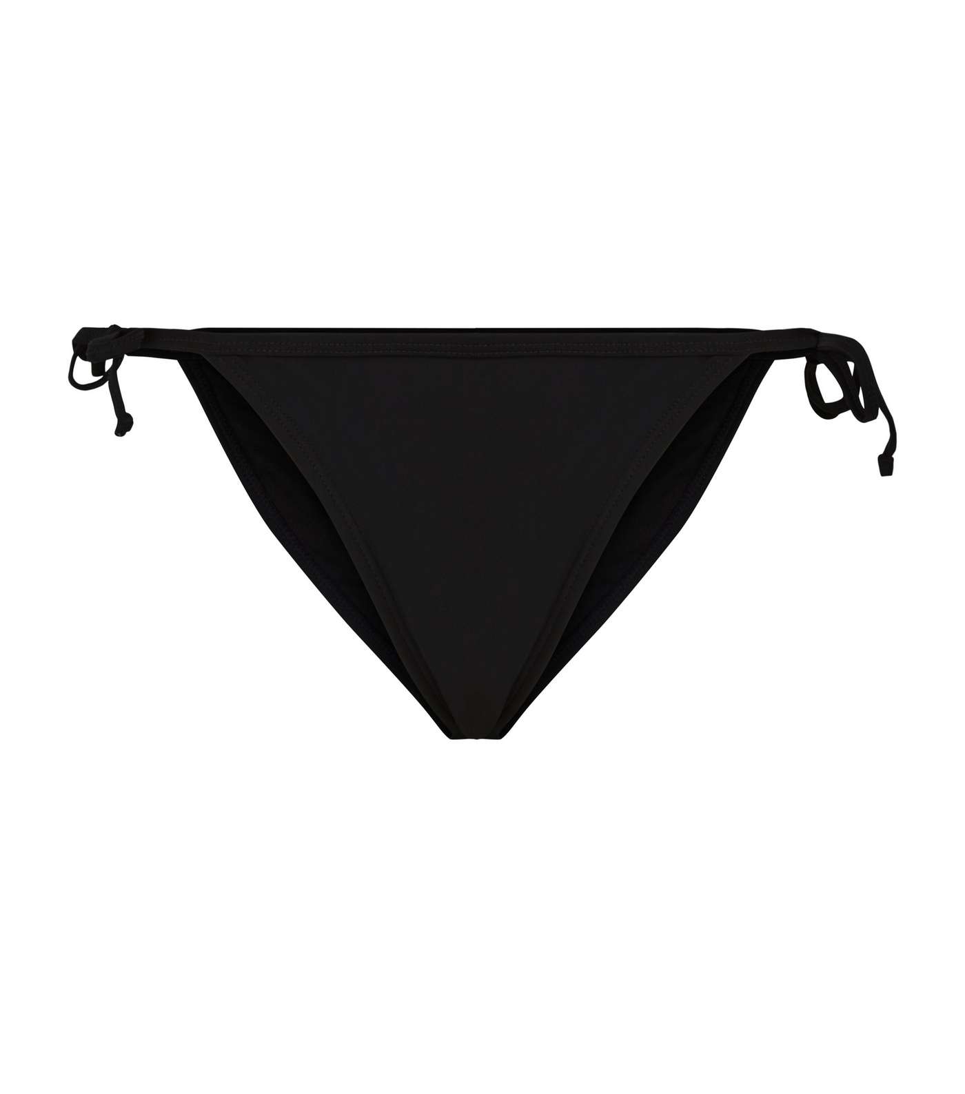 Black Tie Side Bikini Bottoms  Image 4