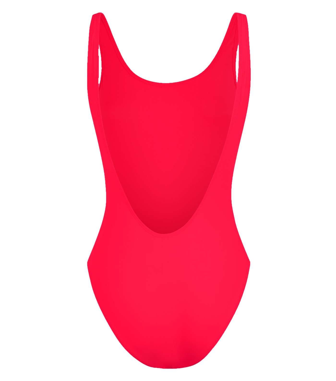Bright Pink Scoop Back Swimsuit  Image 5