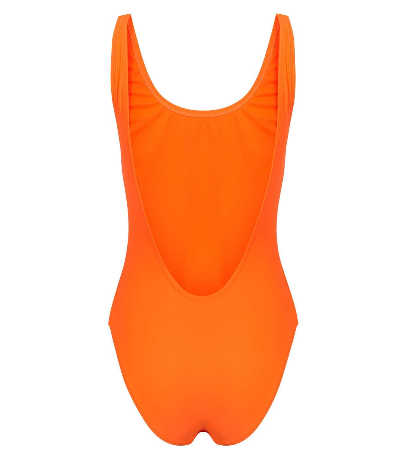 Bright Orange Scoop Back Swimsuit  Image 5