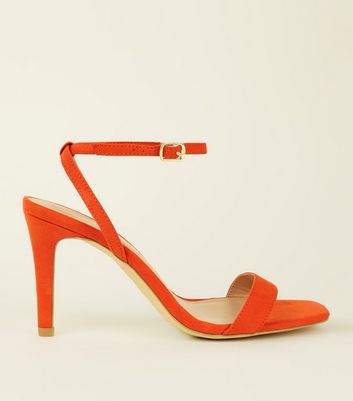 new look shoes orange