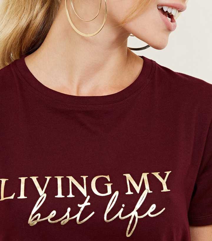 living my best life t shirt