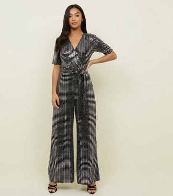 sequin jumpsuit petite